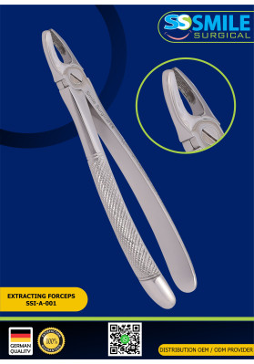 Extracting Forcep English Pattern Fig.1 Upper Incisors & Canines