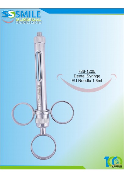 Dental Syringe 1.8 ml (EU Standard Size)