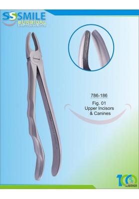 Extracting Forcep Anatomical Handle Fig.1 Upper Incisors & Canines