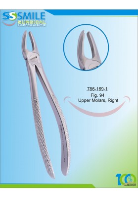 Extracting Forcep English Pattern Fig. 94 Upper Molars, Right