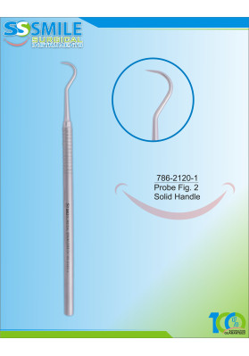 Dental Probe Fig. 2 (Solid Handle)