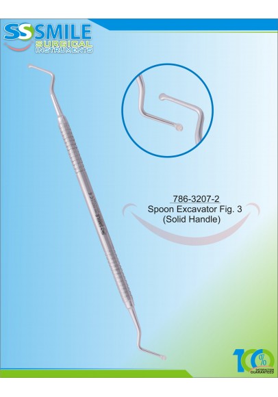 Spoon Excavator Fig. 3 (Double Ended Solid Handle)