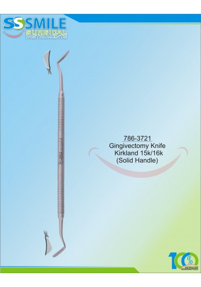 Gingivectomy Knife Kirkland 15k/16k (Solid Handle)
