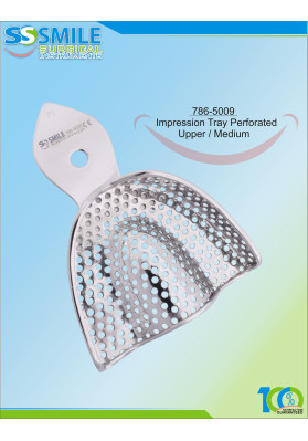 Impression Tray (Regular Pattern) Perforated Upper / Medium