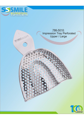 Impression Tray (Regular Pattern) Perforated Upper / Large