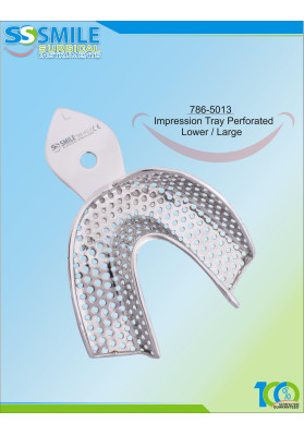 Impression Tray (Regular Pattern) Perforated Lower / Large