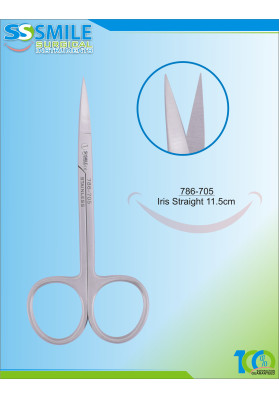 Iris Scissor Straight 11.5 cm